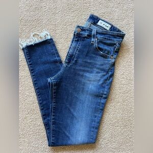 Women’s AG (Adriano Goldschmied) Farrah Ankle, High Rise Skinny Jeans. Size 27.